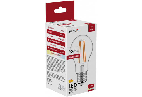 LED Filament Globo 7W E27 WW