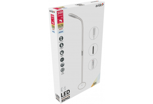 LED candeeiro de pé Remo 9W CCT Branco