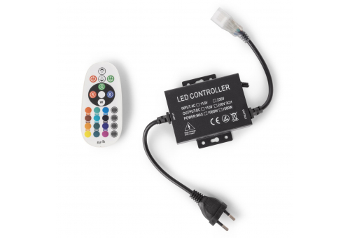 Fita LED 220V RGB RF Telecomando e controlo max. 100m Para a fita LED