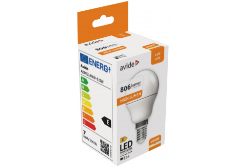 LED Globo Mini G45 6.5W E14 NW