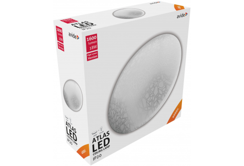 LED Luz de teto Atlas (Mosaico) 18W 330*100mm NW