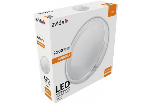 LED Luz de teto Pandora (Alu) 24W 380*110mm NW