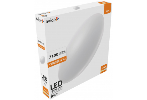 LED Luz de teto Cordelia V2 24W 380*70mm NW