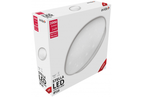 LED Luz de teto Stella (Csillagos) 24W 380*110mm WW