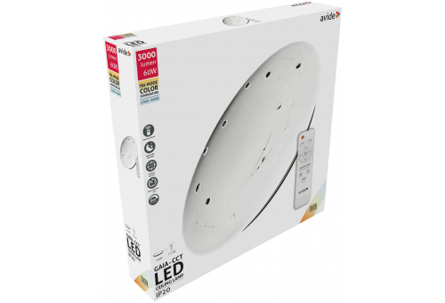 LED Luz de teto Gaia-CCT 60W Com telecomando