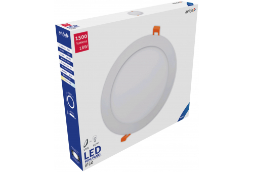 LED Encastrável Redondo Luz de teto Alu 18W CW