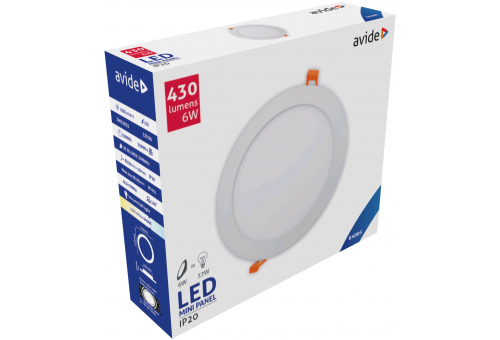 LED Encastrável Redondo Luz de teto Alu 6W CW