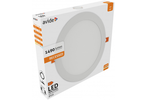 LED Encastrável Redondo Luz de teto Alu 18W NW