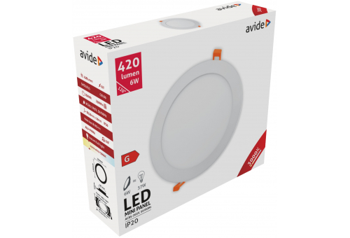 LED Encastrável Redondo Luz de teto Alu 6W WW