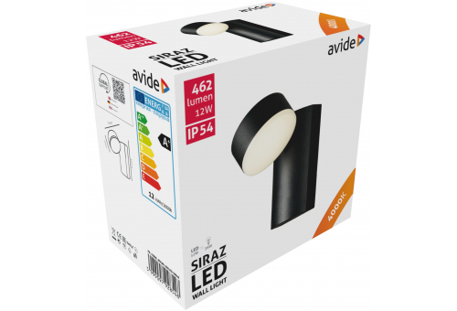 Candeeiro de parede exterior Siraz LED 12W NW IP54