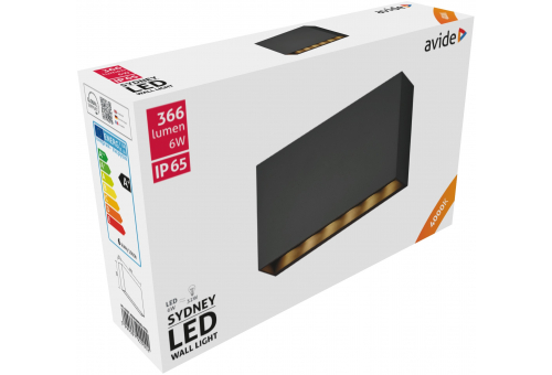 Candeeiro de parede exterior Sydney LED 6W NW IP65 20cm