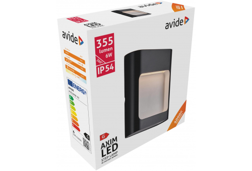 Lâmpada de escada exterior Axim LED 6W NW IP54