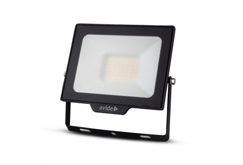 LED Frosted Flood Light Slim SMD 50W NW 4000K with Quick Connector