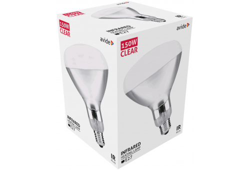 Bec Infra E27 150W transparent Avide Clear