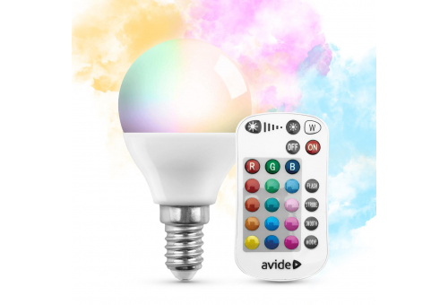 Smart LED Mini Globo 4.9W RGB+W IR com telecomando